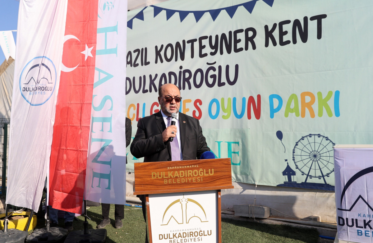 Dulkadiroğlu’nda Konteyner Kent Çocuk Oyun Parkı Açılışı