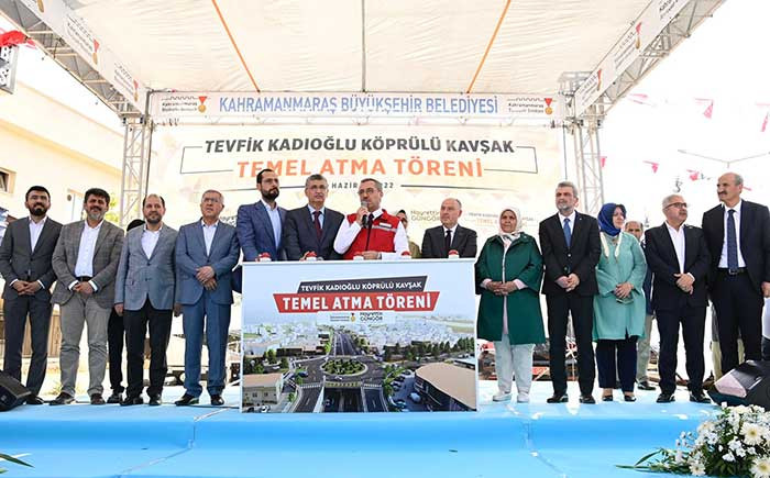 Tevfik Kadıoğlu Köprülü Kavşak Projesinin Temeli Atıldı