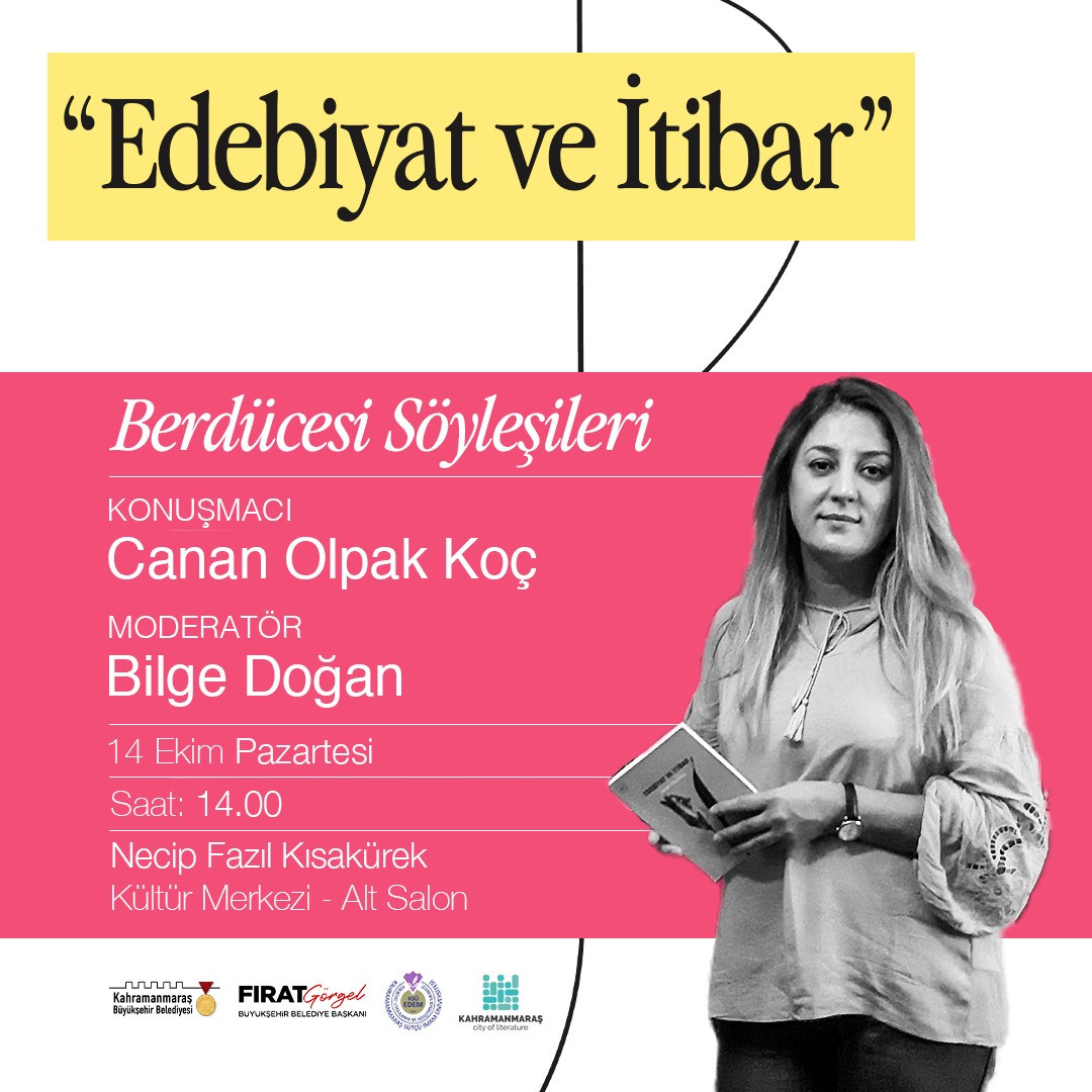 Yazar Koç, Edebiyat ve İtibar İlişkisini Anlatacak